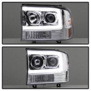 SPYDER - SPYDER 99-04 Ford F-250 Super Duty Light Bar Projector Headlights - Chrome (PRO-YD-FF25099V2-LB-C) - 5084675 - Image 18