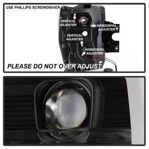 SPYDER - SPYDER 08-10 Ford F-250 SD Projector Headlights V2-Switch Back Light Bar-Black PRO-YD-FS08V2-SBLB-BK - 5086228 - Image 5