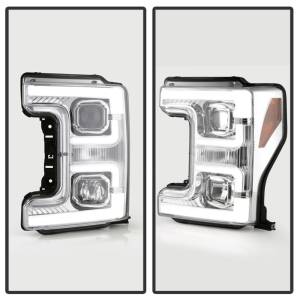 SPYDER - SPYDER 17-18 Ford F250/F350/F450 Halogen Model Only -White Light Bar- Chrome- PRO-YD-FS17HALSI-C - 5087843 - Image 9