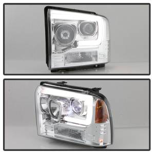 SPYDER - SPYDER Platinum Ford F250/350/450 05-07 High-Power LED Module Proj. Headlights-Chrome (PRO-YD-FS05V2 - 5087904 - Image 7