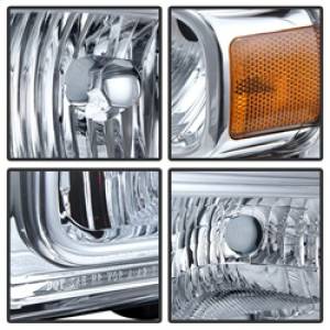 SPYDER - SPYDER Xtune Ford F250/350/450 Super Duty 05-07 Crystal Headlights Chrome HD-JH-FS05-AM-C - 9026560 - Image 8