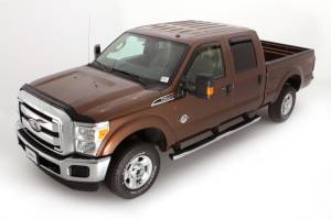 AVS - AVS 11-16 Ford F-350 Bugflector Medium Profile Hood Shield - Smoke - 25062 - Image 2