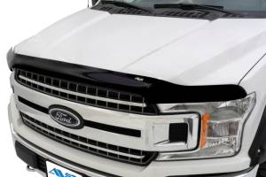 AVS - AVS 17-18 Ford F-250 Super Duty High Profile Bugflector II Hood Shield - Smoke - 25264 - Image 2