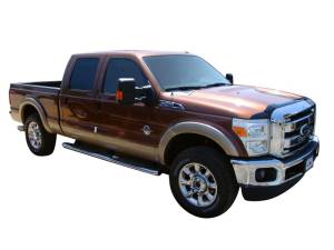 AVS - AVS 11-16 Ford F-350 Aeroskin Low Profile Acrylic Hood Shield - Smoke - 322022 - Image 2