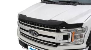 AVS - AVS 11-16 Ford F-350 Aeroskin Low Profile Acrylic Hood Shield - Smoke - 322022 - Image 5