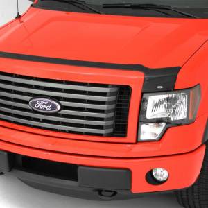 AVS - AVS 11-16 Ford F-350 Aeroskin Low Profile Acrylic Hood Shield - Smoke - 322022 - Image 6