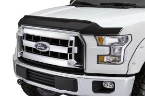 AVS - AVS 11-16 Ford F-250 Super Duty Aeroskin II Textured Low Profile Hood Shield - Black - 436022 - Image 3