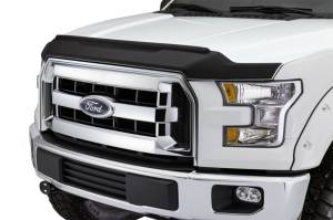 AVS - AVS 11-16 Ford F-250 Super Duty Aeroskin II Textured Low Profile Hood Shield - Black - 436022 - Image 4