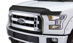 AVS - AVS 17-18 Ford F-250 Super Duty Aeroskin II Textured Low Profile Hood Shield - Black - 436135 - Image 5