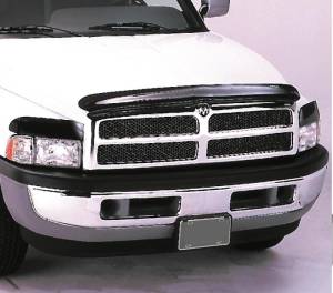 AVS - AVS 08-10 Ford F-250 (Behind Grille) Bugflector Deluxe 3pc Medium Profile Hood Shield - Smoke - 45056 - Image 2