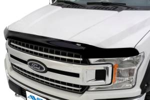 AVS - AVS 08-10 Ford F-250 (Behind Grille) Bugflector Deluxe 3pc Medium Profile Hood Shield - Smoke - 45056 - Image 3