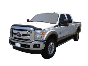 AVS - AVS 11-16 Ford F-350 High Profile Bugflector II Hood Shield - Smoke - 45059 - Image 2