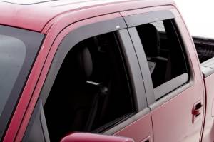 AVS - AVS 11-16 Ford F-350 Super Duty Supercrew Ventvisor & Aeroskin Deflector Combo Kit - Matte Black - 56017022 - Image 12