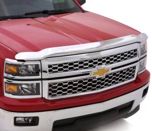 AVS - AVS 11-16 Ford F-350 Aeroskin Low Profile Hood Shield - Chrome - 622022 - Image 4