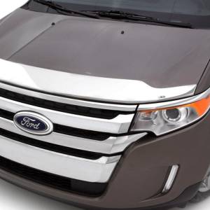 AVS - AVS 17-18 Ford F-250 Super Duty Aeroskin Low Profile Hood Shield - Chrome - 622135 - Image 8