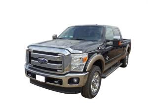 AVS - AVS 11-16 Ford F-350 High Profile Hood Shield - Chrome - 680059 - Image 2