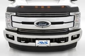 AVS - AVS 2017-2019 Ford F250 Super Duty Aeroskin Low Profile Hood Shield w/ Lights - Black - 753135 - Image 6