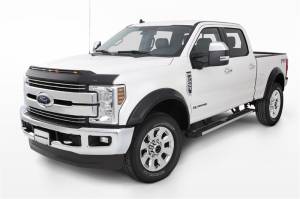 AVS - AVS 2017-2019 Ford F250 Super Duty Aeroskin Low Profile Hood Shield w/ Lights - Black - 753135 - Image 12