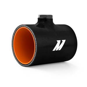 Mishimoto - Mishimoto 3.0in Black Silicone Coupler w/ 1/8in NPT Bung - MMCP-30NPTBK - Image 3