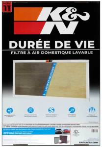 K&N Engineering - K&N Engineering HVAC Filter - 16 x 24 x 1 - HVC-11624 - Image 5