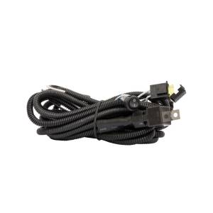 Westin - Westin 11ft Length 12 Ga Incl 30 Amp Fuse w/ Loom & Single Connector LED Wiring Harness - Black - 09-12000-5 - Image 1