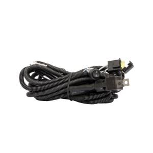 Westin - Westin 11ft Length 12 Ga Incl 30 Amp Fuse w/ Loom & Single Connector LED Wiring Harness - Black - 09-12000-5 - Image 2