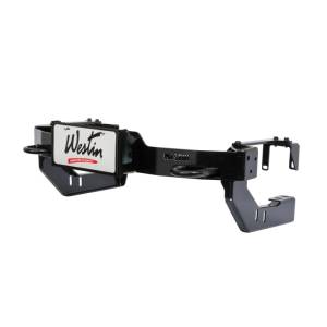 Westin - Westin MAX Winch Tray License Plate Bracket - Black - 46-20055 - Image 2
