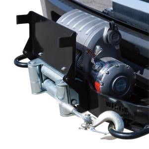 Westin - Westin MAX Winch Tray License Plate Bracket - Black - 46-20055 - Image 6