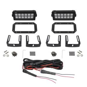 Westin - Westin HDX Flush Mount B-FORCE LED Light Kit (Set of 2) w/wiring harness - Black - 57-0025 - Image 19