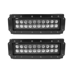 Westin - Westin HDX Flush Mount B-FORCE LED Light Kit (Set of 2) w/wiring harness - Black - 57-0035 - Image 10