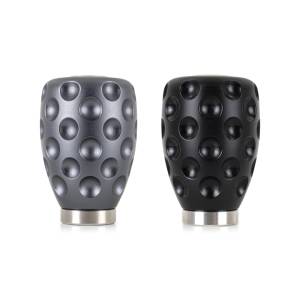 Mishimoto - Mishimoto Steel Core Dimple Shift Knob Black Delrin - MMSK-DMPL-BK - Image 1