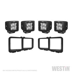 Westin - Westin Universal Light Kit for Outlaw Front Bumpers - Textured Black - 58-9915 - Image 2