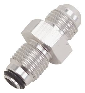 Russell - Russell Performance -6 AN (male to 1/2in-20 O-ring seal) Power Steering Adapter. Clear anodized - 648010 - Image 1