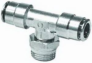 Firestone - Firestone Male .25in. x 1.4in. x .25in. Branch Swivel Nickel Tee Air Fitting - 25 Pack (WR17603273) - 3273 - Image 1