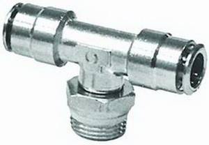 Firestone - Firestone Male .25in. x 1.4in. x .25in. Branch Swivel Nickel Tee Air Fitting - 25 Pack (WR17603273) - 3273 - Image 2
