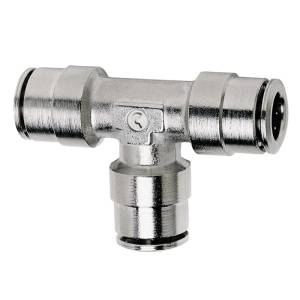 Firestone - Firestone Union Tee 1/4in. Nickel Push-Lock Air Fitting - Single (WR17603461) - 3461 - Image 2