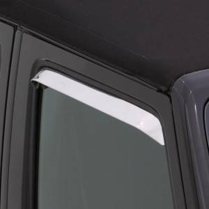 AVS - AVS 95-97 Paccar/Kenworth K100 Ventshade Window Deflectors 2pc - Stainless - 12102 - Image 3