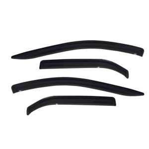 Westin - Westin 1999-2016 Ford Super Duty Ext Cab (All) Wade Slim Wind Deflector 4pc - Smoke - 72-37412 - Image 1