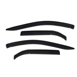 Westin - Westin 1999-2016 Ford Super Duty Ext Cab (All) Wade Slim Wind Deflector 4pc - Smoke - 72-37412 - Image 2