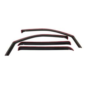 Westin - Westin 1999-2016 Ford Super Duty Crew Cab Wade In-Channel Wind Deflector 4pc - Smoke - 72-37479 - Image 1