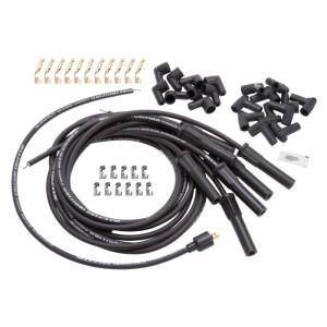 Edelbrock - Edelbrock Spark Plug Wire Set Universal Flex Boots 500 Ohm Resistance 8 65mm Black Wire (Set of 9) - 22700 - Image 2