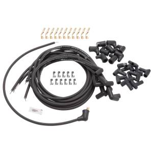 Edelbrock - Edelbrock Spark Plug Wire Set Universal 90 Deg Boots 500 Ohm Resistance 8 65mm Black Wire (Set of 9) - 22701 - Image 2