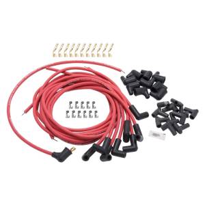 Edelbrock - Edelbrock Spark Plug Wire Set Universal 90 Deg Boots 50 Ohm Resistance 8 65mm Red Wire (Set of 9) - 22711 - Image 2