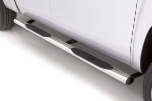 LUND - LUND 99-16 Ford F-250 Super Duty Crewcab 4in. Oval Straight SS Nerf Bars - Polished - 23591400 - Image 4