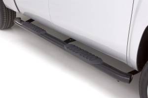 LUND - LUND 99-16 Ford F-250 Super Duty Crewcab 5in. Oval Curved Steel Nerf Bars - Black - 23850007 - Image 4