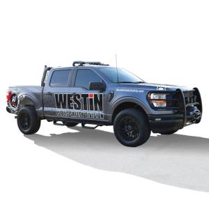 Westin - Westin 15-22 Ford F-150 SuperCrew / 17-22 F-250/350 Crew Cab Outlaw Nerf Step Bars - 20-13945 - Image 3