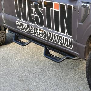 Westin - Westin 15-22 Ford F-150 SuperCrew / 17-22 F-250/350 Crew Cab Outlaw Nerf Step Bars - 20-13945 - Image 6