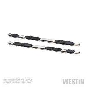 Westin - Westin 99-16 Ford F-250/350/450/550 Crew (8 ft) PRO TRAXX 5 WTW Oval Nerf Step Bars - SS - 21-534230 - Image 1