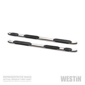 Westin - Westin 99-16 Ford F-250/350/450/550 Crew (8 ft) PRO TRAXX 5 WTW Oval Nerf Step Bars - SS - 21-534230 - Image 2