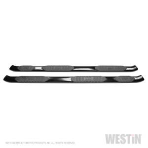 Westin - Westin 2017-2018 Ford F-250/350 Crew Cab (6.75ft Bed) PRO TRAXX 5 WTW Oval Nerf Step Bars - Black - 21-534645 - Image 5